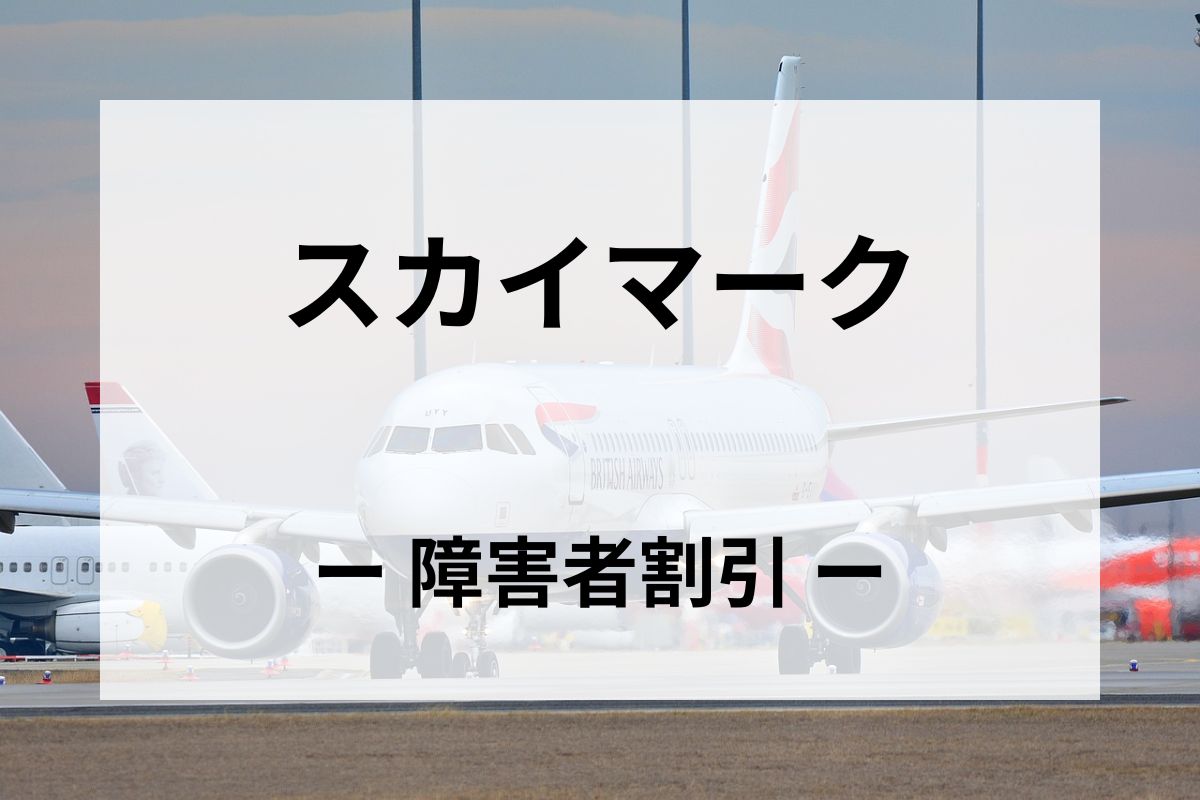 「スカイマーク」の障害者割引運賃