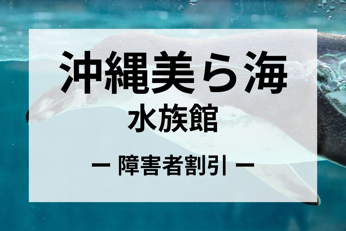 沖縄美ら海水族館の障害者割引